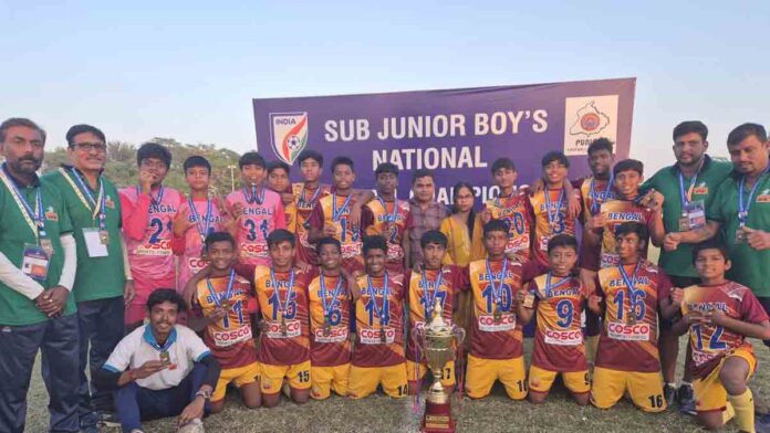 bengal-football-wins-sub-junior-national-football-championship-2025-after-ten-years