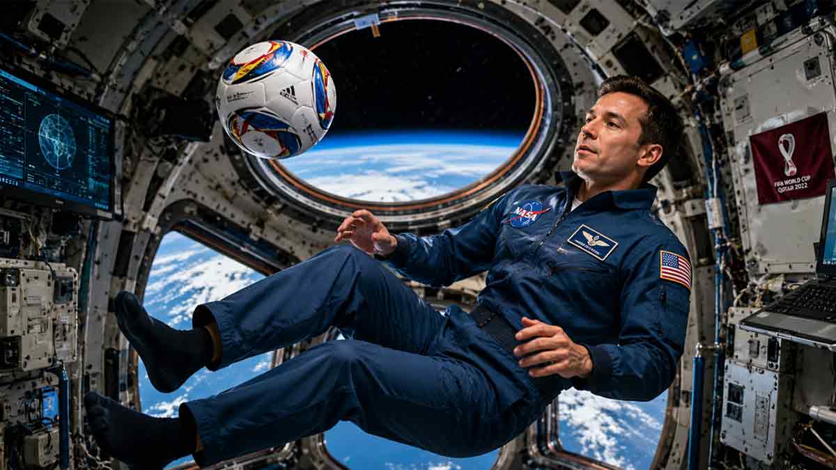 Football Reaches Space! Astronauts Test FIFA World Cup 2026 Ball Aboard ISS
